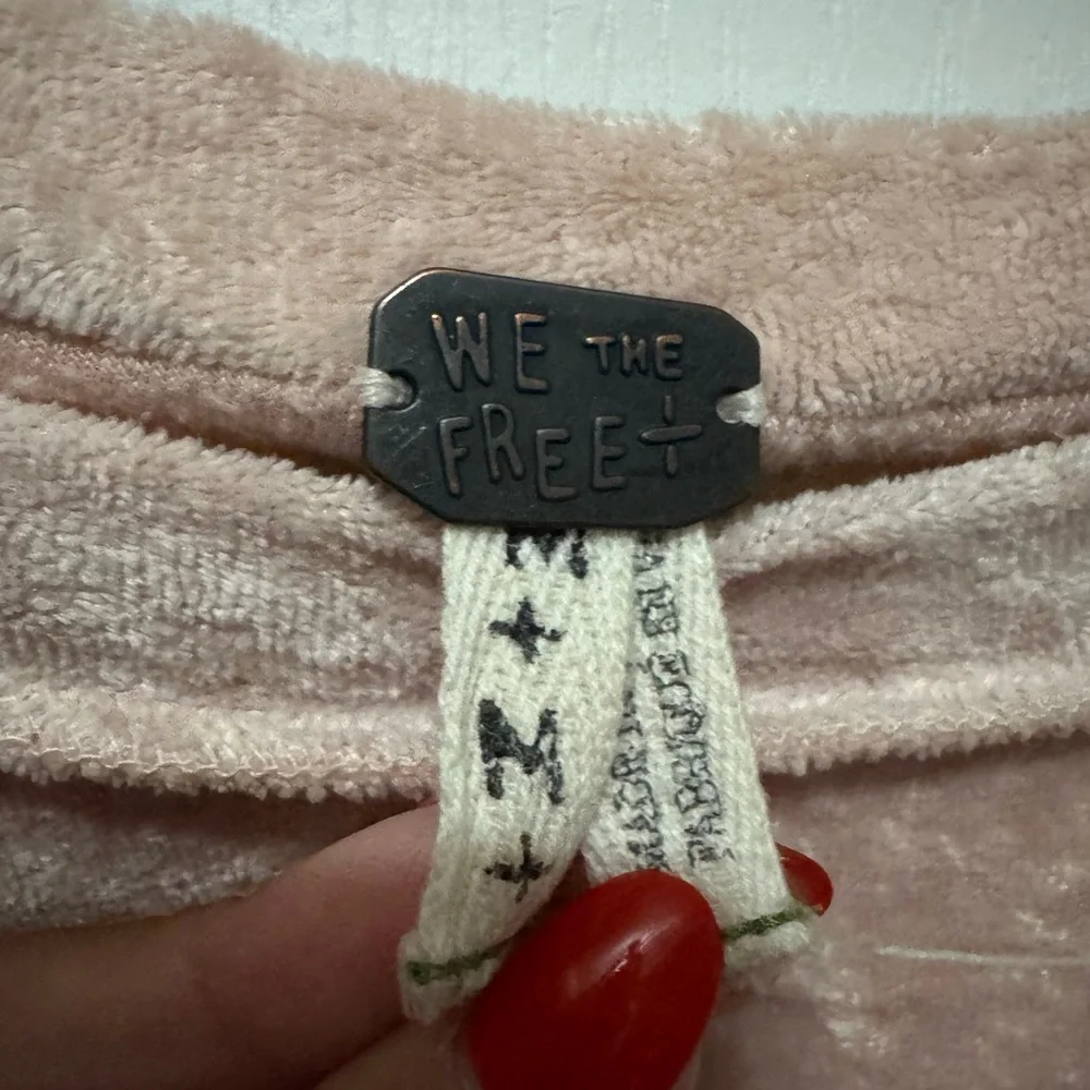 We The Free Blush Pink VelvetTop - Picture 5 of 5